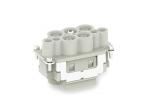 Male Inserts,Contacts 4/4+PE,Axial Screw/Spring connection,16A 400V & 100A 690V
